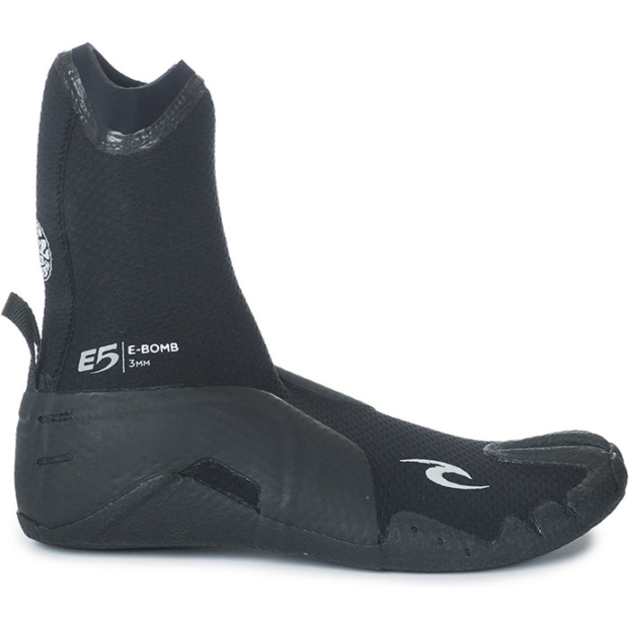 2022 Rip Curl E-Bomb 3mm Split Toe Wetsuit Boots Black WBO7EM
